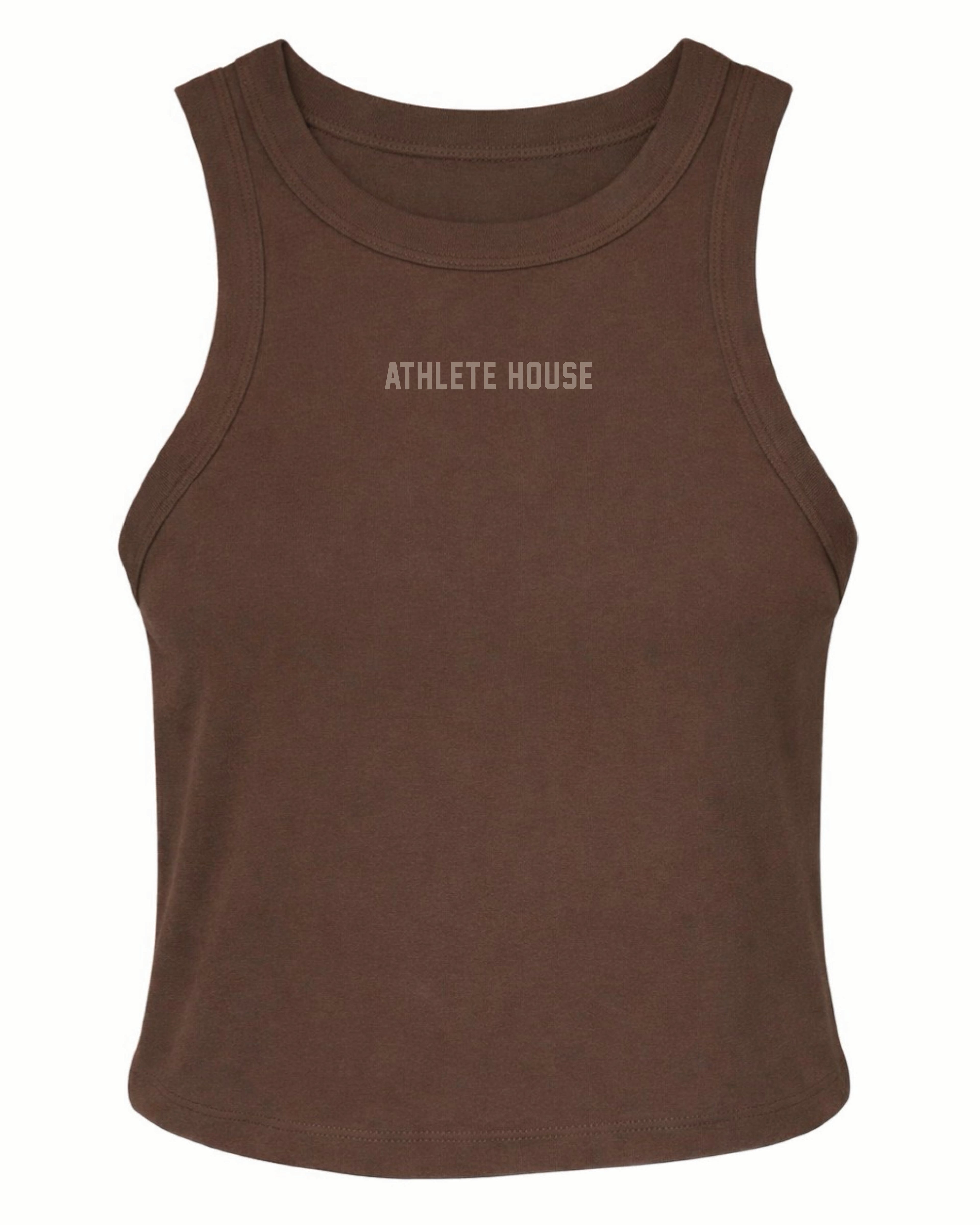Essential Racer Tank - Maroon